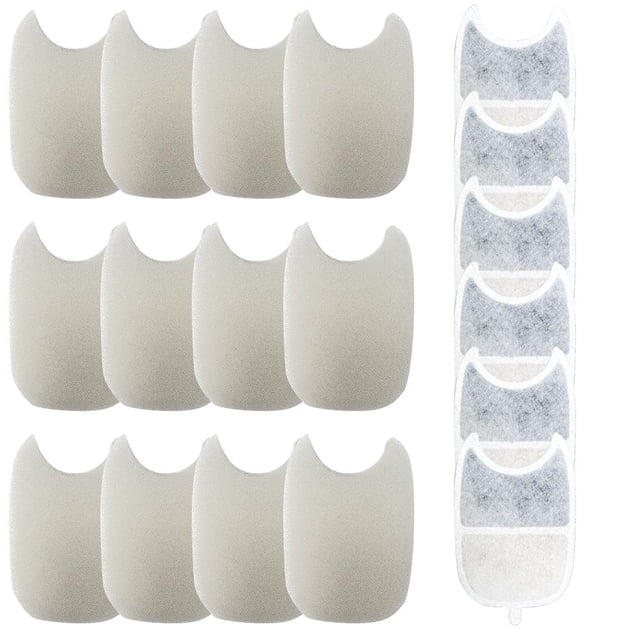 6Pcs Pet Water Dispenser Filter with Sponge Replacement Filter Element