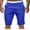 Blue, variant on AHTJRT Men's Slim Fit Stretch Short Pants for Stylish Wear Gray 2XL