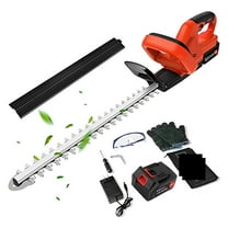 Cordless Hedge Trimmer 22 Inch 21V 500W Hedge Trimmer With Dual Action Blade 3/5" Electric Cut Capacity For Bush Lawn Garden ,2 IN 1 Trimmer & Edger