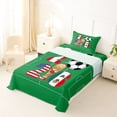 thumbnail image 5 of Erosebridal Ball Games Twin Sheet Sets,American Flag Football Sport Soccer Lover Bedding For Men Women 3 Pieces, 5 of 6