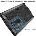 thumbnail image 2 of ELEHOLD for Samsung Galaxy S24 Ultra Case,Outdoor Sports Military Heavy Duty Full Body Cover with Built in Screen Protector Hidden Kickstand Shockproof Dustproof Case for Samsung S24 Ultra,Black, 2 of 9