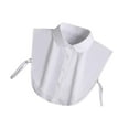 thumbnail image 2 of Cuello falso para mujer, cuello de solapa tipo chal ligero para uniformes tipo blusa, 2 of 9