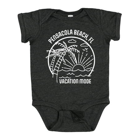 

Inktastic Summer Vacation Mode Pensacola Beach Florida Boys or Girls Baby Bodysuit