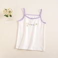 thumbnail image 5 of FLMEI 3-8 Years Girls Camisole Cotton Four Seasons Tanks Tops Toddler Soft Cute Undershirts Underwear for Baby Kids, 5 of 8