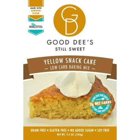 New-Almond Flour Yellow Snack Cake Mix! Low carb, Sugar Free, Gluten Gree and Grain