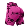 thumbnail image 4 of TRUBKH Yoga Shorts for Women Butt Lifting Leggings Fitness Cute Bottoms for Running Daily Wear Butter Soft Leggings for Women Capri Pants Leggings for Women Biker Leggings Pink S, 4 of 4