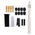 thumbnail image 4 of Youkk Pocket Saxophone Practice Tool Portable Saxophone Amateurs Beginner for Kids white 34x3cm, 4 of 6