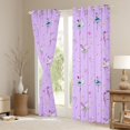 thumbnail image 3 of Feelyou Dreamy Ballet Princess Blackout Curtains Set of 2 (52x84 Each), Cute Cartoon Stars Flower Window Curtains, Teens Girls Women Curtains and Drapes, Curtains and Drapes Room Decor, 3 of 6