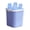 Blue, variant on LWVITH 4 Cavity Ice Mold, Reusable Plastic Popsicle Maker, Frozen Treat Form, Easy Release for Homemade Fruit Ice Cream Yogurt Bars, Summer Kitchen Gadget for Adults, DIY Snack Gift