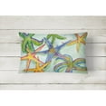 thumbnail image 2 of Carolines Treasures 8542PW1216 Starfish Canvas Fabric Decorative Pillow, 12H x16W, multicolor, 2 of 3
