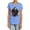Carolina Blue, variant on The Hobbit Dori Women's T Shirt, Athletic Heather, Medium