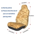 thumbnail image 3 of Wukai Old Vintage Map Of Sea Full Set Car Seat Covers with Soft Padding Universal Auto Front Seats Protector and Cushion Mat, 3 of 5