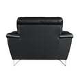 thumbnail image 5 of Titan Furnishings 36" Modern Leather Upholstered Chair in Black, 5 of 16