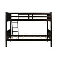 thumbnail image 6 of Naomi Home Zahira Bunk Bed with Angled Ladder, Twin/Twin, Espresso, 6 of 7