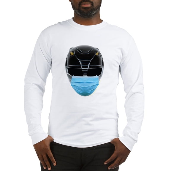 CafePress - Power Rangers Black Rang Men's Long Sleeve T Shirt - Unisex Cotton Long Sleeve T-Shirt