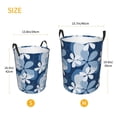 thumbnail image 3 of Balery Flower Cesta de ropa redonda con asas, impermeable, independiente, para ropa, juguetes, dormitorio y familia-Medium, 3 of 6
