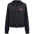 thumbnail image 2 of Women's Levelwear Black New Jersey Devils Judd Raglan Full-Zip Hoodie, 2 of 3