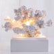 thumbnail image 2 of Estatua de coral moderna con escultura LED y pilas AAA (no incluidas). Adorno. blanco, 2 of 5