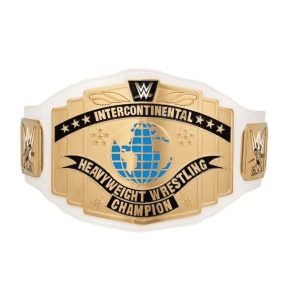 WWE White Intercontinental Championship Replica Title Belt - Adult Size
