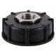 thumbnail image 1 of Adaptador de tanque de agua IBC S60X6, rosca gruesa con conector de manguera, accesorios de boquilla de válvula de acero inoxidable (rosca interna de 1/2"), 1 of 4