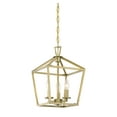 thumbnail image 3 of Savoy House 3-320-3-322 Townsend 3 Light Foyer Pendant in a Warm Brass Finish (10" W x 15" H), 3 of 5