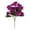 Purple, variant on Valentine's Day Imitation Flower Cutting Decoration 12 inch Wedding Handheld Artificial Flowers Pick Stem for Livingroom Party Decor