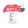 thumbnail image 3 of KLKCMS Knitting Crochet Hook Ruler Convenient Knitting Pin Gauge for Crochet Lovers Mushroom, 3 of 9
