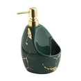 thumbnail image 1 of simhoa Soap Dispenser with Sponge Holder Ceramic Liquid Hand and DISH Soap 2 in 1 green, 1 of 8