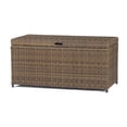 thumbnail image 2 of Crosley Furniture Bradenton Wicker / Rattan Patio Deck Box in Weathered Brown, 2 of 3