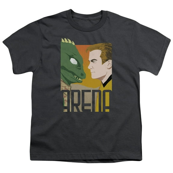 Star Trek Men's  Arena Youth T-shirt Charcoal