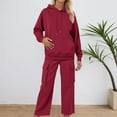 thumbnail image 2 of Fall Two Piece Sets for Women - Long Sleeve Hoodie With Sweatpants Matching Sweat Sets for Women Womens Outfit Sets, 2 of 4