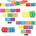 thumbnail image 2 of Hongchun Mexican Birthday Party Colorful Pulled Flags，20*15cm，250g, 2 of 5