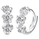 thumbnail image 1 of Aretes de Baño de Plata Flowers01 1 Pza Aretes de Flores Plata Metal., 1 of 1