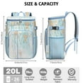 thumbnail image 3 of Sand & Sea Vintage Cooler Backpack - 20L Insulated Soft Cooler Bag for Beach, Picnic & Outdoor Activities, 3 of 5