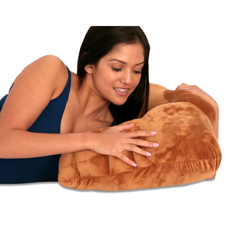 Living Health Products Boyfriend Muscle Man Arm Plush Cotton Pillow Brown