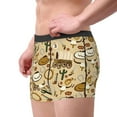 thumbnail image 4 of Haiem Wild West Cowboy Men's Boxer Briefs, Every Day Comfort Stretch Cotton Moisture-Wicking Underwear-Small, 4 of 9