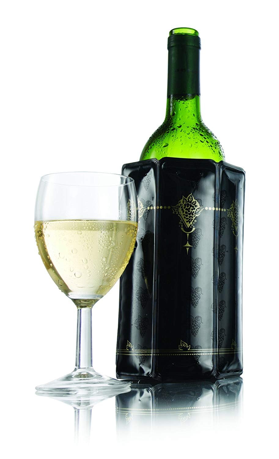 Vacu Vin 38800606 Rapid Ice Active Cooler Wine Bottle Chilling Sleeve