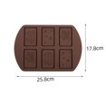 thumbnail image 1 of Molde de silicona Arco Iris Latino para hornear chocolate 26*18*0,5 CM, 1 of 4