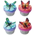 thumbnail image 2 of Cake Topper Decor, Garden and Tea Party,Garden Flowers cake topper for garden tea party theme21709 (144/PKG), 2 of 2