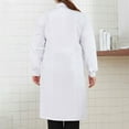 thumbnail image 5 of RUTAYY Women's Men's Lab Coat Long Sleeve White Doctor Jacket Solid Color Long Sleeve Work with Pocket Stylish Versatile Tops, 5 of 5