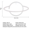 thumbnail image 2 of Led Neon Sign Planet Neon Light Cloud Lightning Led Wall Light Wall Decor Battery/usb Powered, 2 of 4