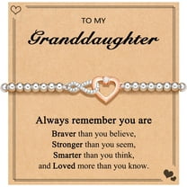 Grandma Gifts, Mother Daughter Gifts, Valentine's Day Mother's Day Christmas Gifts for Grandma Granddaughter Mom Daughter Bracelet