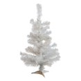 thumbnail image 1 of Arbre de Noël Artificiel Blanc de 2 Pieds (60cm) avec Support, 1 of 1