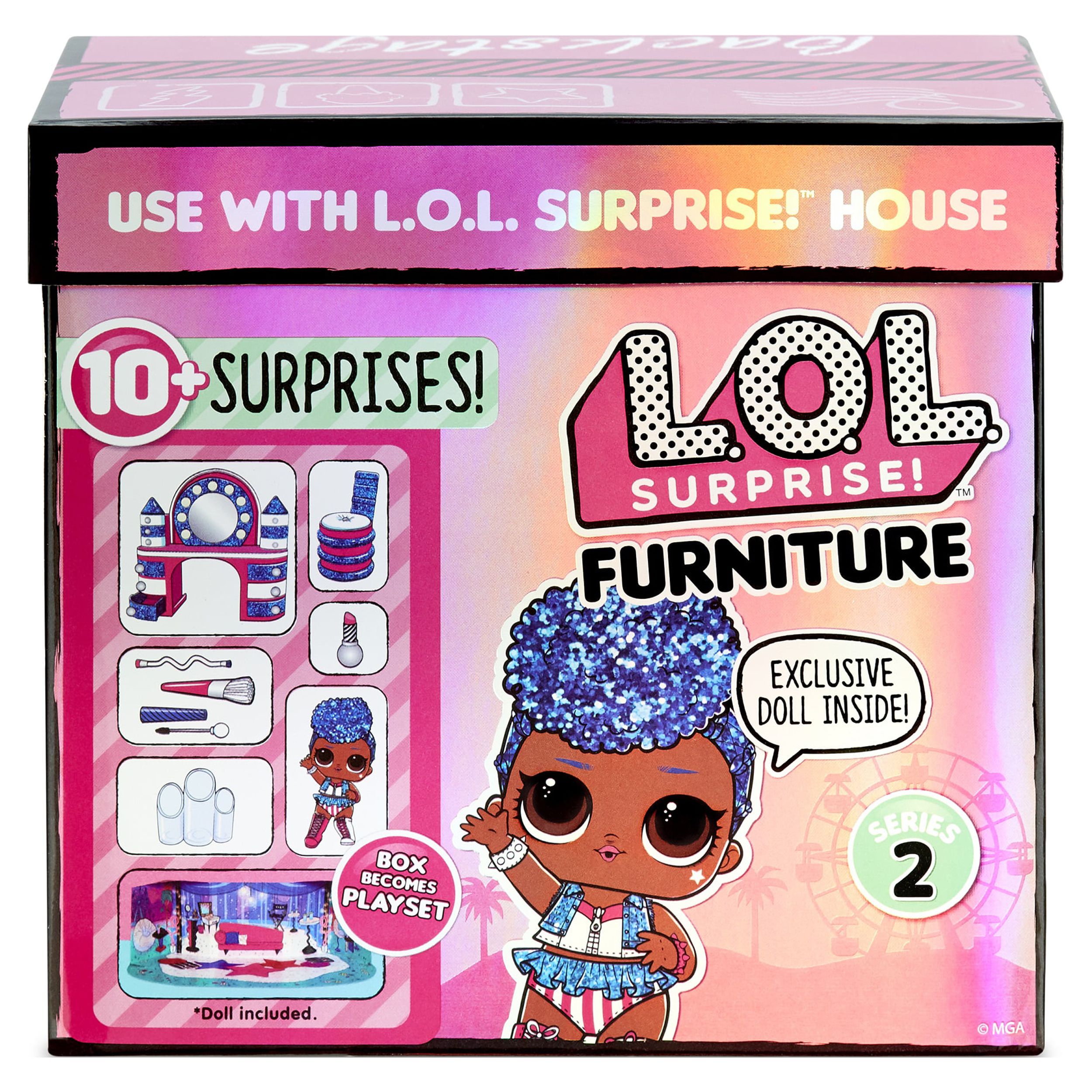 L.O.L. Surprise! Furniture Backstage with Independent Queen & 10+ Surprises - image 5 of 6