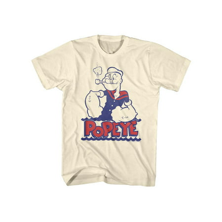 Popeye The Sailor Man Cartoon Animated TV Show Wah Adult T-Shirt Tee
