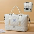 thumbnail image 5 of Large Capacity Totes Travel Duffle Bags Dry And Wet Separation Fitness Gym Shoulder Bag For Weekender Overnight Essentials Mommy Handbag, 5 of 5