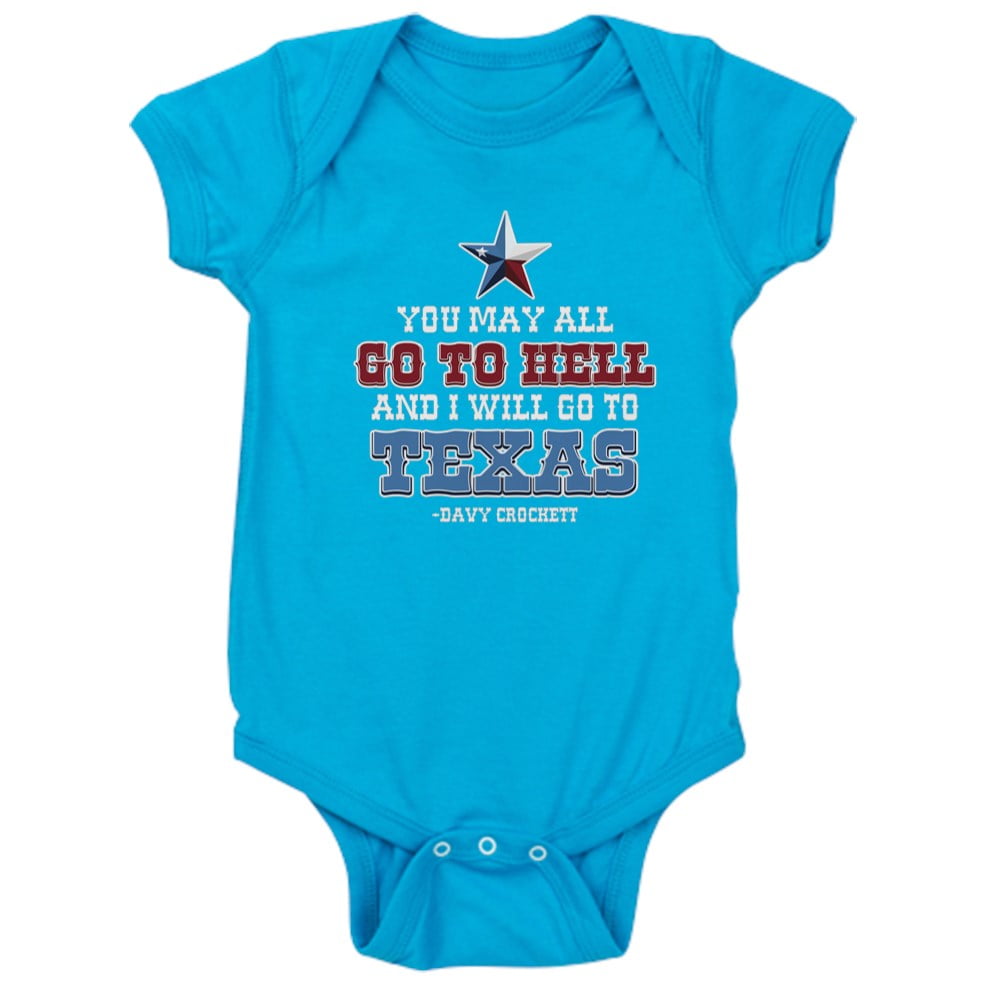 Don't Mess With Texas Newborn Jumpsuit Baby Bodysuit Clothes Short Sleeve Romper