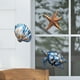 thumbnail image 4 of Decoración de pared con forma de estrella de mar y concha de tortuga marina, esculturas artísticas colgantes para jardín, decoraciones oceánicas para el hogar, cocina, baño y piscina., 4 of 6
