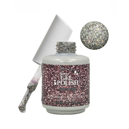 IBD Just Gel 0.5oz Soak Off Nail Polish Silver, APHRODITE, 56542