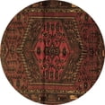thumbnail image 1 of Ahgly Company Indoor Round Persian Brown Traditional Area Rugs, 7' Round, 1 of 4